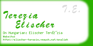 terezia elischer business card